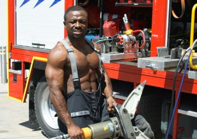 Breaking barriers, fighting fire: Juvencio Celestino Obiang