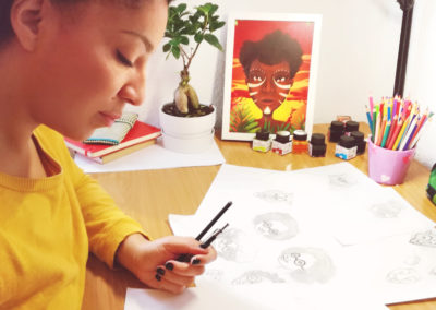 Dibujando mi futuro: Lydia Mba